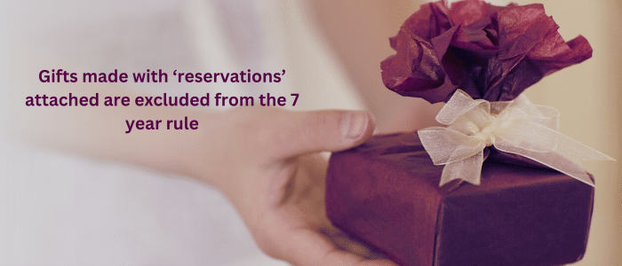 Image representing Gifts With Reservations 7 Year tax Rule